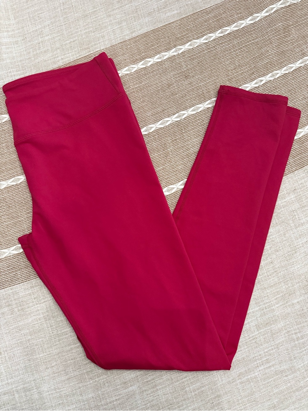 Fabletics Raspberry Red High-Waist Leggings - Picture 2 of 2